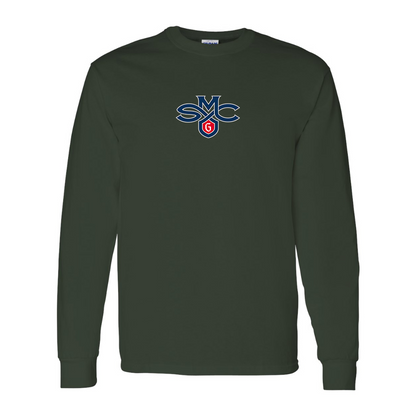 Men's Saint Marys Gaels Logo Gildan Heavy Cotton Long Sleeve T-Shirt