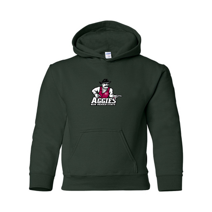 Youth Aggies New Mexico State Logo Gildan Heavy Blend  Hooded Sweatshirt