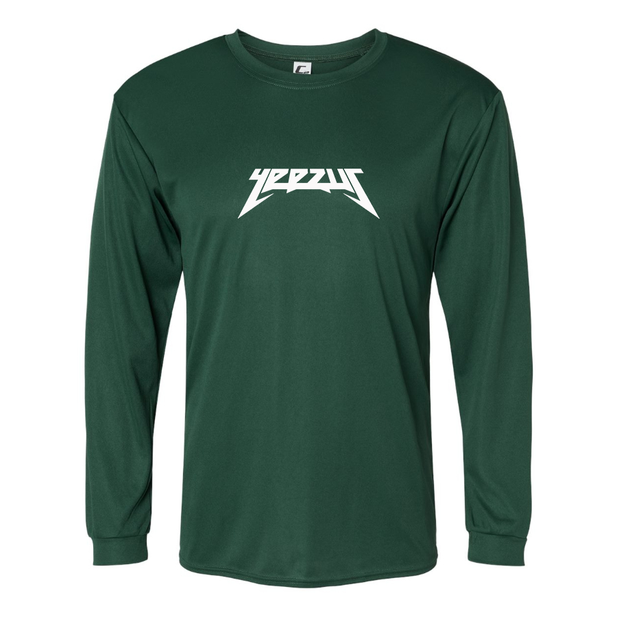 Men’s Kanye West Yeezus Music - Polyester Long Sleeve T-Shirt - 5104