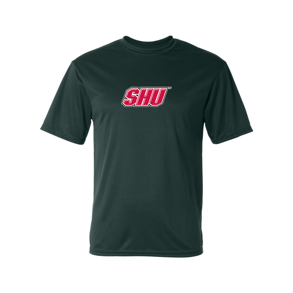Men's Sacred Heart Pioneers Logo Polyester T-Shirt