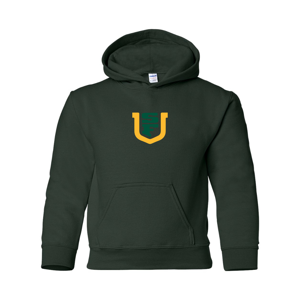 Youth San Francisco Dons Logo Gildan Heavy Blend  Hooded Sweatshirt