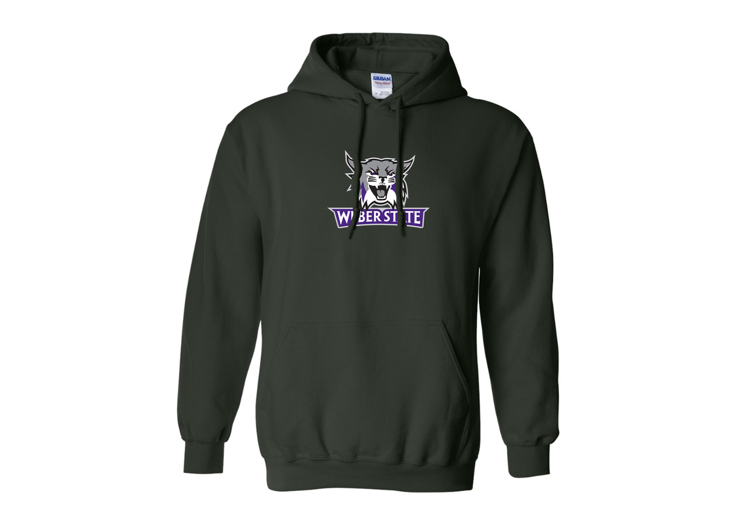 Men's Weber State Wildcats Gildan  Heavy Blend Hooded Sweatshirt