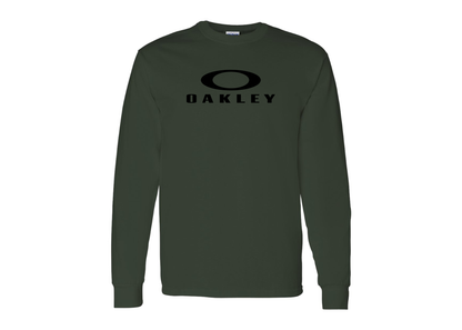 Men's Oakley Logo Gildan Heavy Cotton Long Sleeve T-Shirt