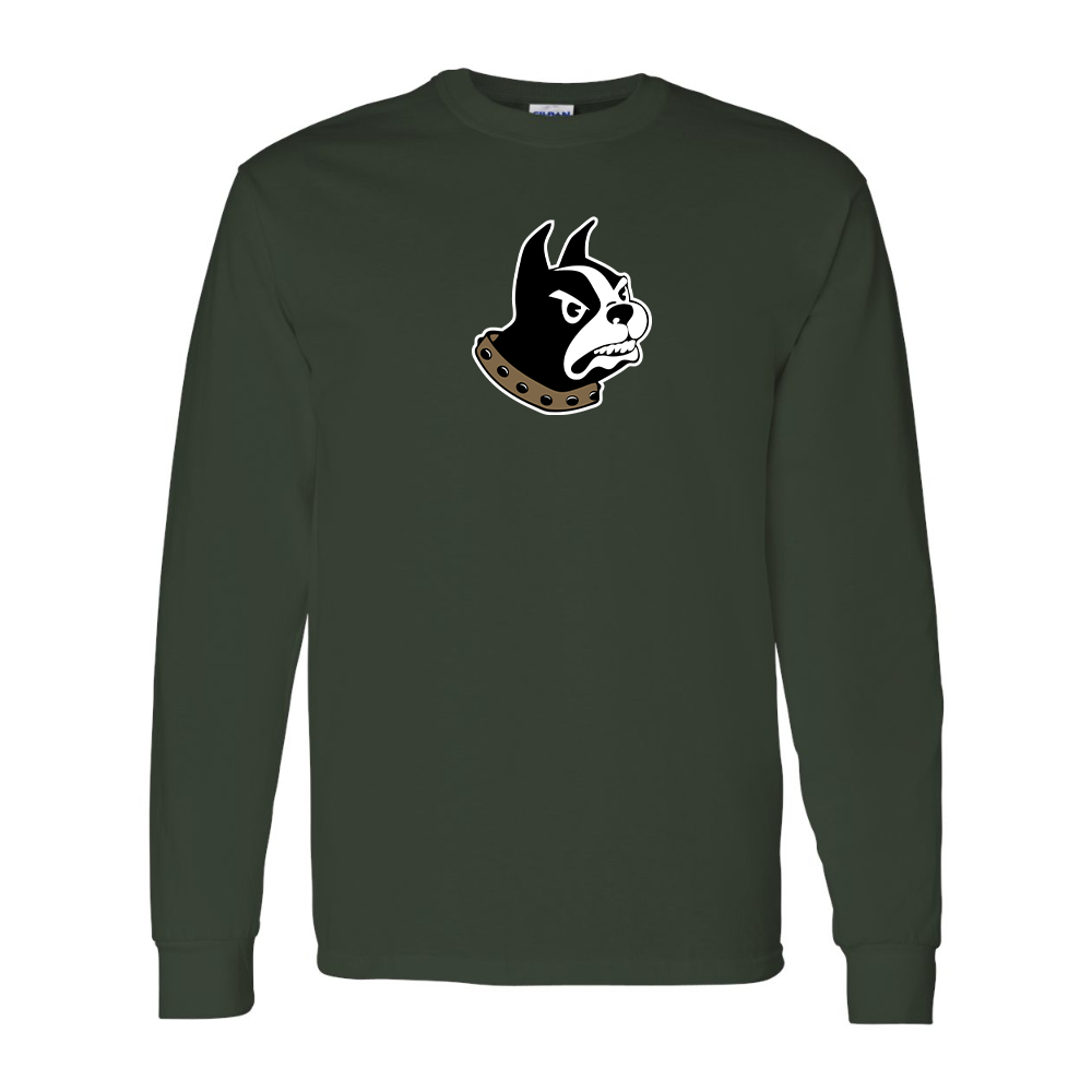 Men's Wofford Terriers Gildan Heavy Cotton Long Sleeve T-Shirt