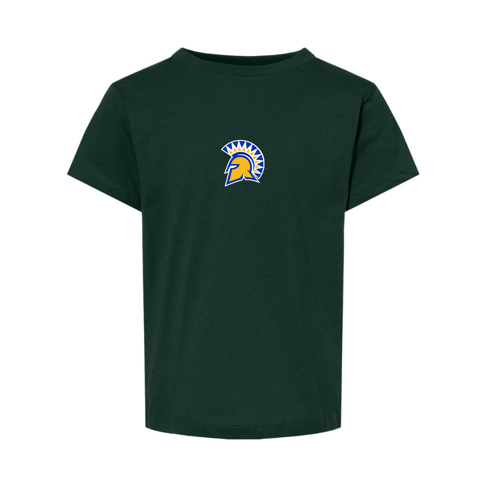 San Jose State Spartans Logo BELLA  CANVAS Toddler Jersey Tee