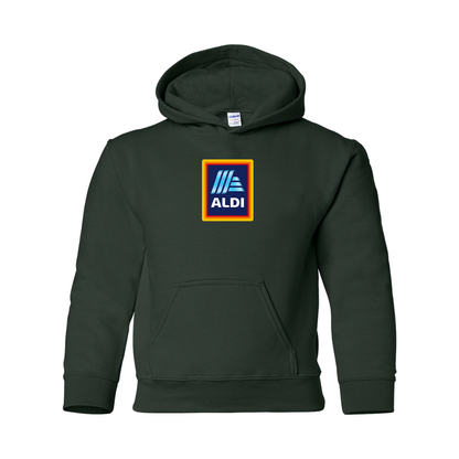 Youth Aldi Logo Gildan Heavy Blend  Hooded Sweatshirt