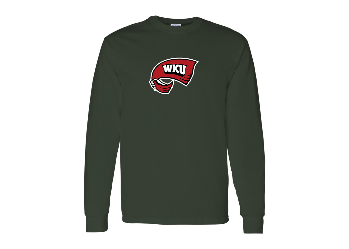 Men's Western Kentucky Hilltoppers Gildan Heavy Cotton Long Sleeve T-Shirt
