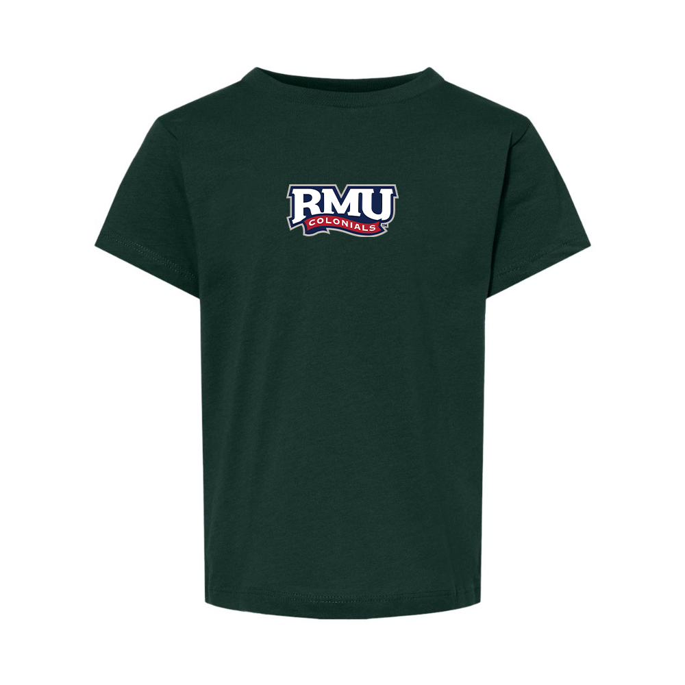 Robert Morris Colonials Logo BELLA  CANVAS Toddler Jersey Tee