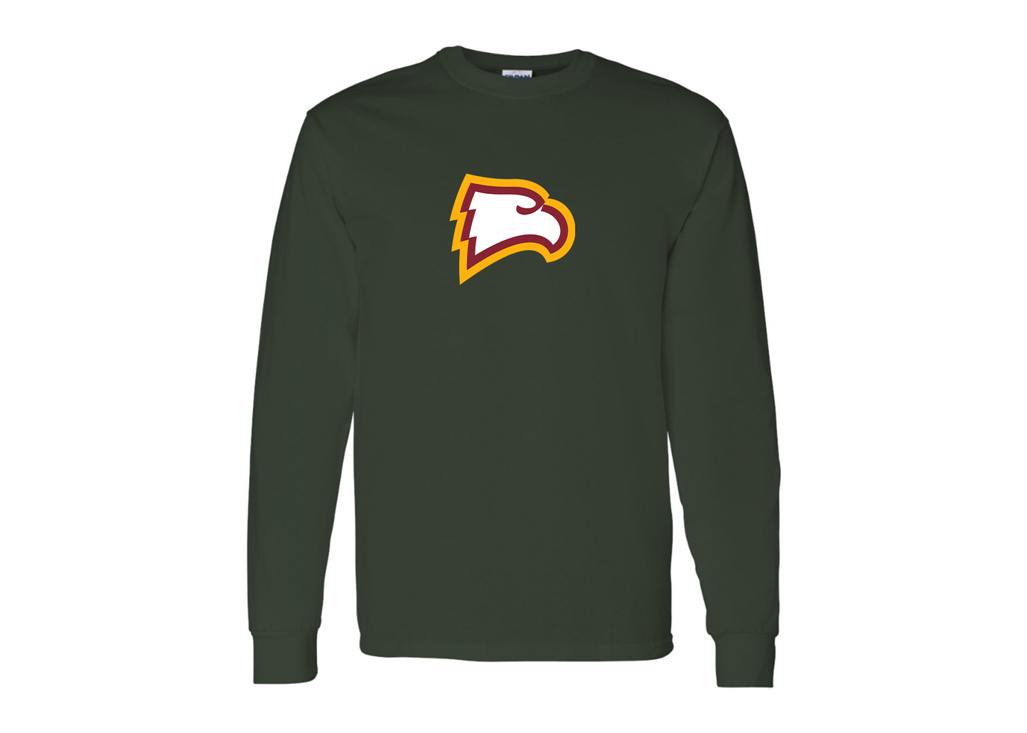Men's Winthrop Eagles Gildan Heavy Cotton Long Sleeve T-Shirt