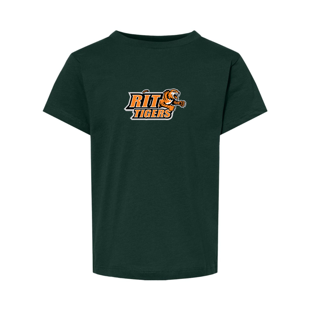 RIT Tigers Logo BELLA  CANVAS Toddler Jersey Tee