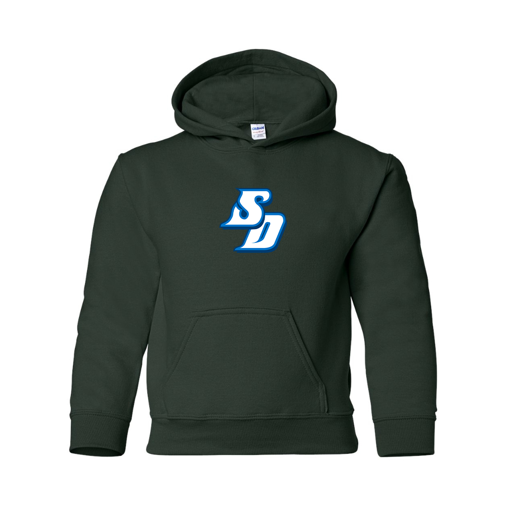 Youth San Diego Toreros Logo Gildan Heavy Blend  Hooded Sweatshirt