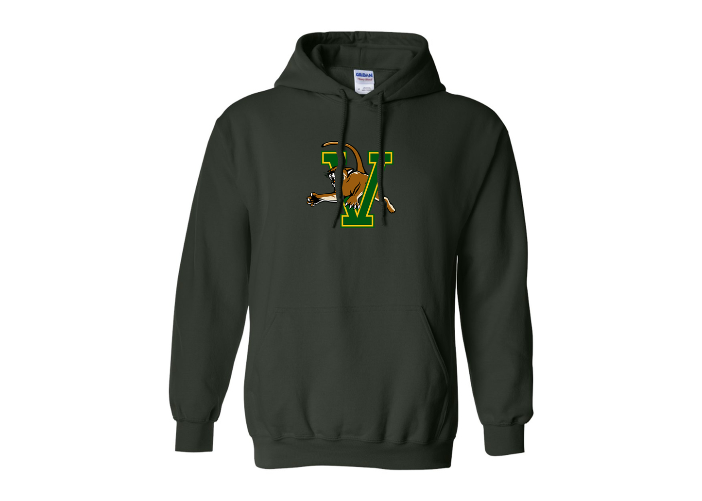 Men's Vermont Catamounts Gildan  Heavy Blend Hooded Sweatshirt