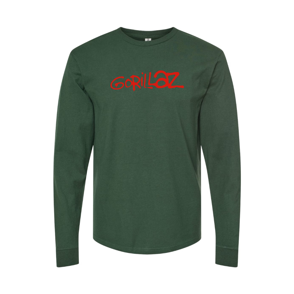 Men's Gorillaz Logo Long Sleeve T-Shirt