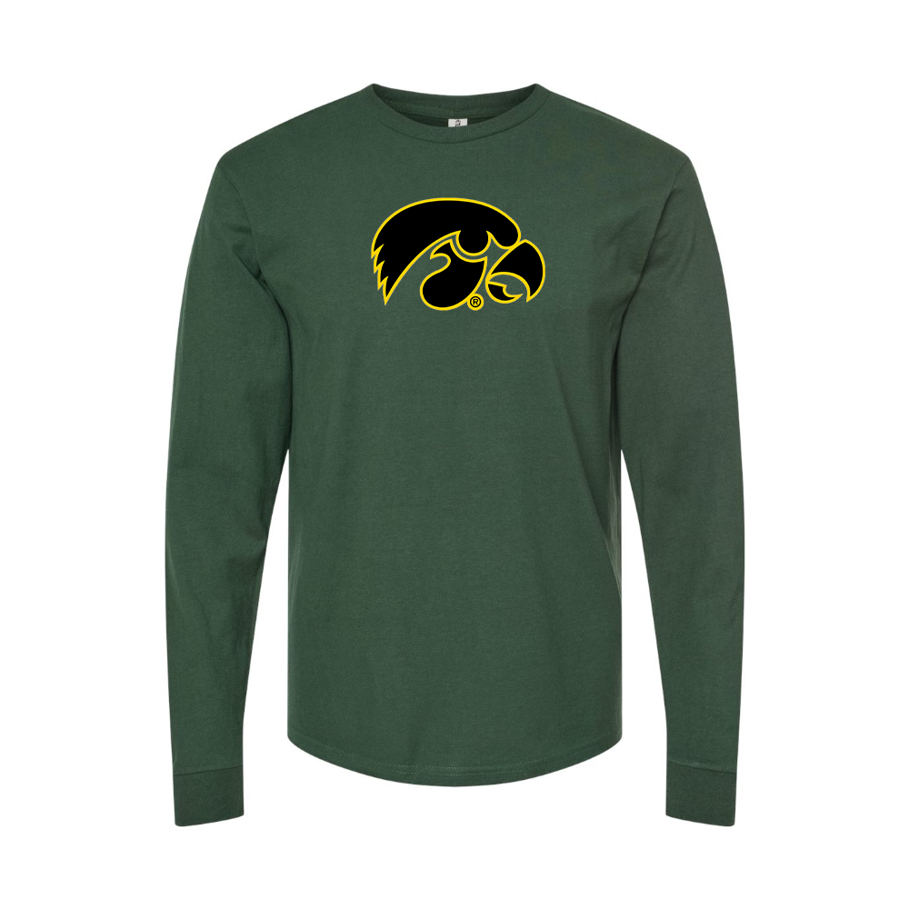 Men's Lowa Hawkeyes Logo Long Sleeve T-Shirt