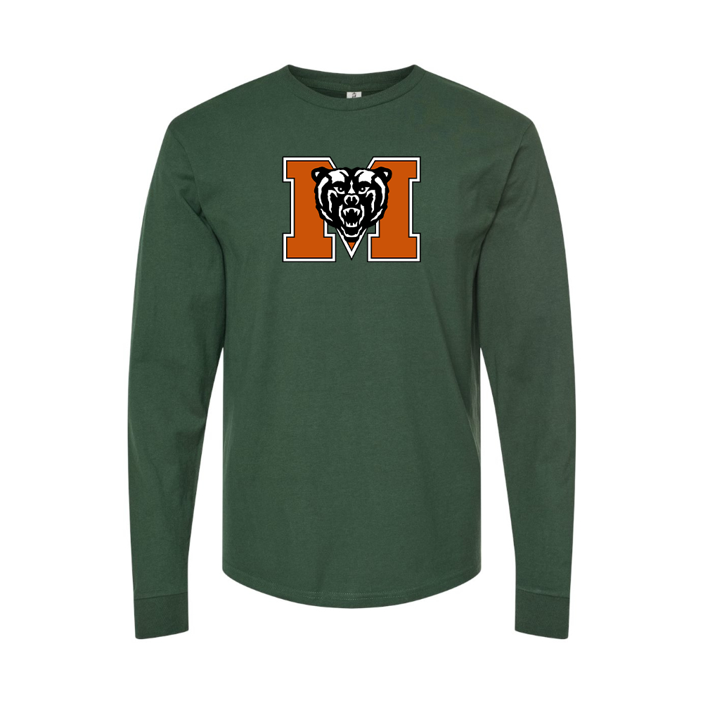 Men's Mercer Bears Logo Long Sleeve T-Shirt