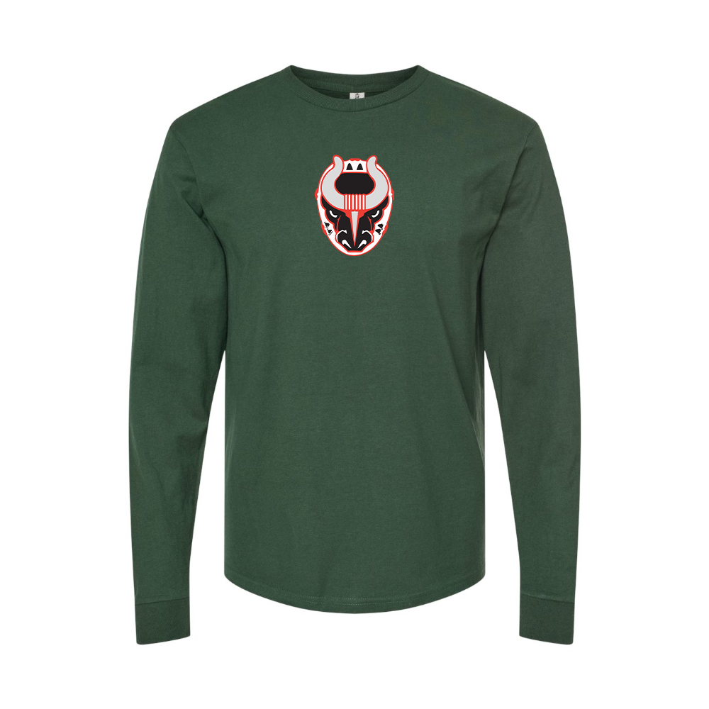 Men's Birmingham Bulls Logo Long Sleeve T-Shirt