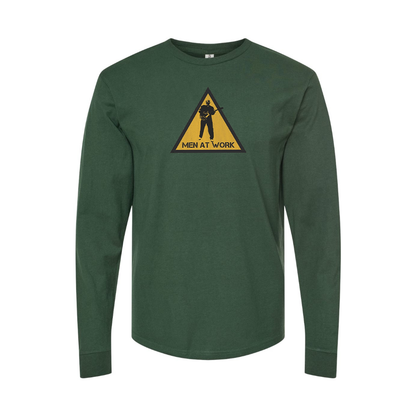 Men's Men at Work Logo Long Sleeve T-Shirt