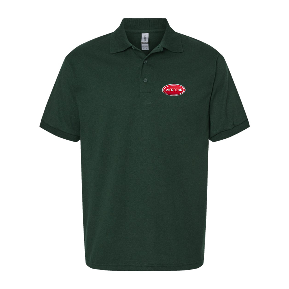 Men's Microcar Logo Dry Blend Polo