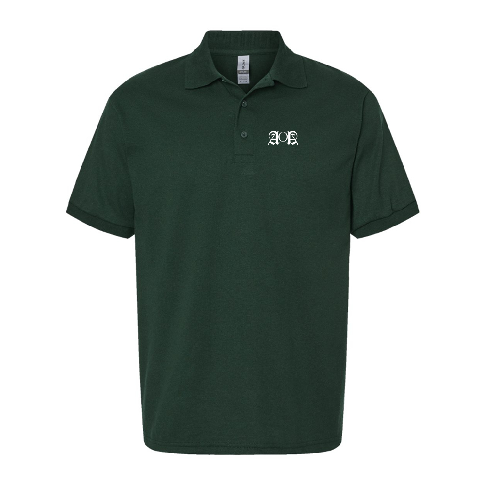 Men's AOA Logo Dry Blend Polo