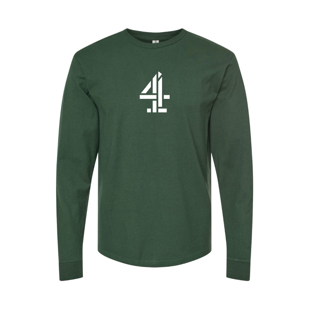 Men's Channel 4 Logo Long Sleeve T-Shirt
