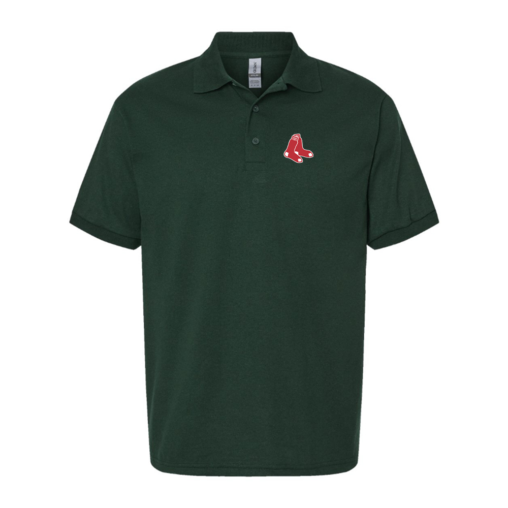 Men's Boston Red Sox Logo Dry Blend Polo