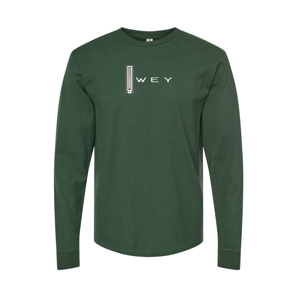 Men's WEY Logo Long Sleeve T-Shirt