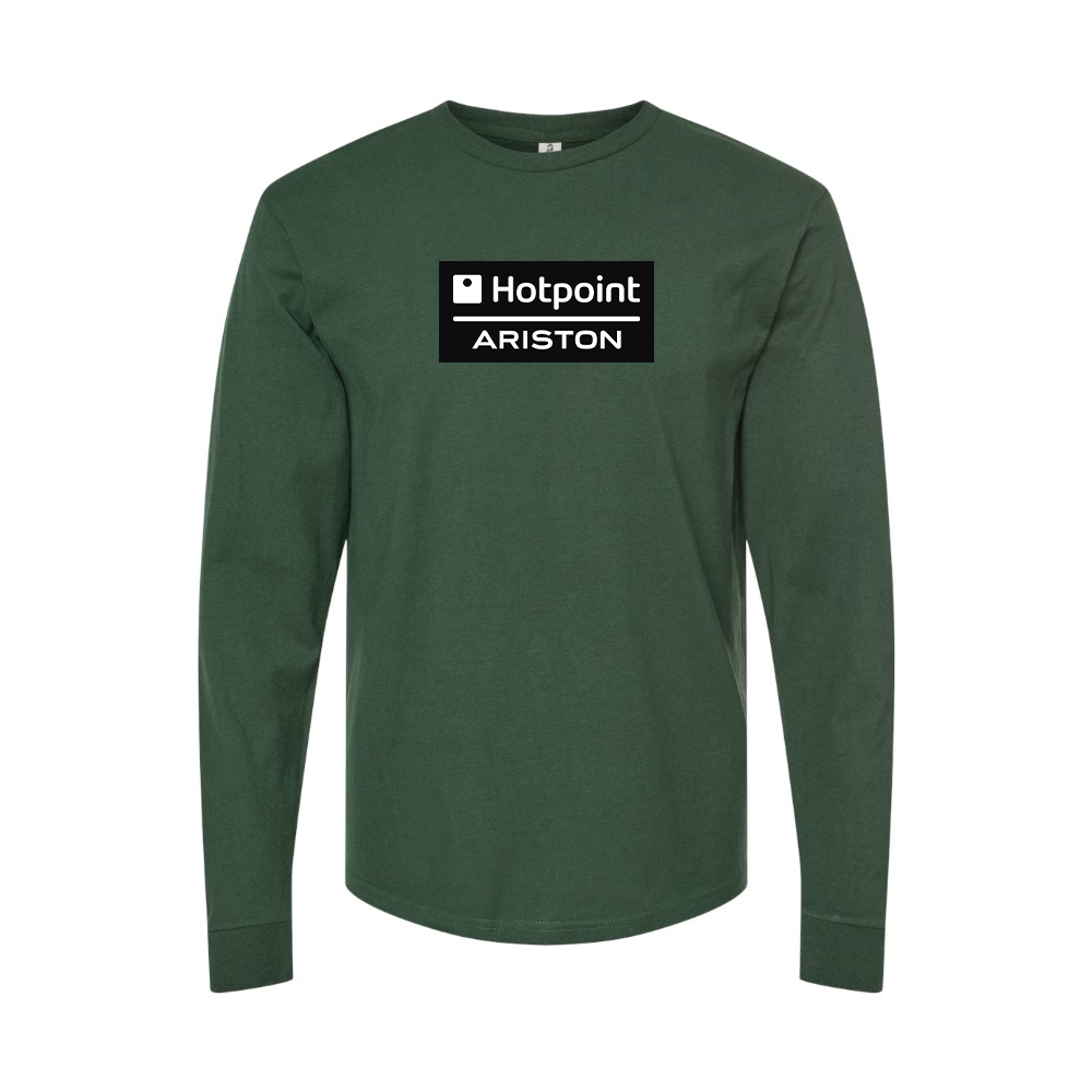 Men's Hotpoint-Ariston Logo Long Sleeve T-Shirt
