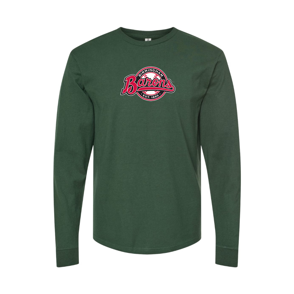 Men's Birmingham Barons Logo Long Sleeve T-Shirt