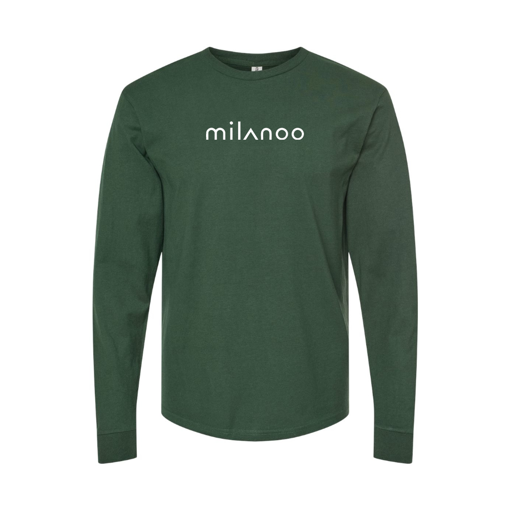 Men's Milanoo Logo Long Sleeve T-Shirt