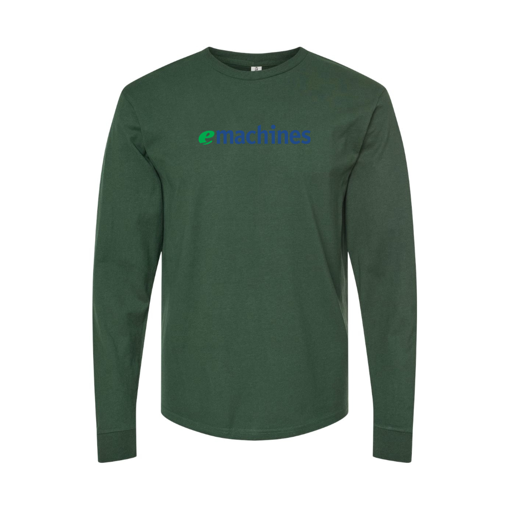 Men's eMachines Logo Long Sleeve T-Shirt