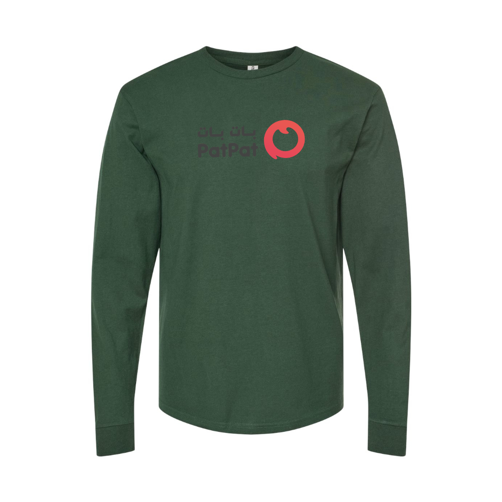 Men's PatPat Logo Long Sleeve T-Shirt