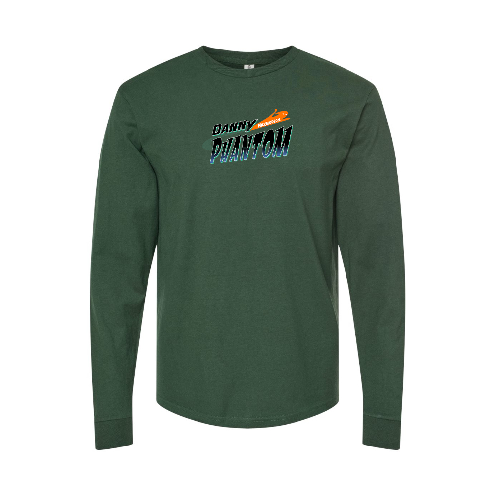 Men's Danny Phantom Logo Long Sleeve T-Shirt