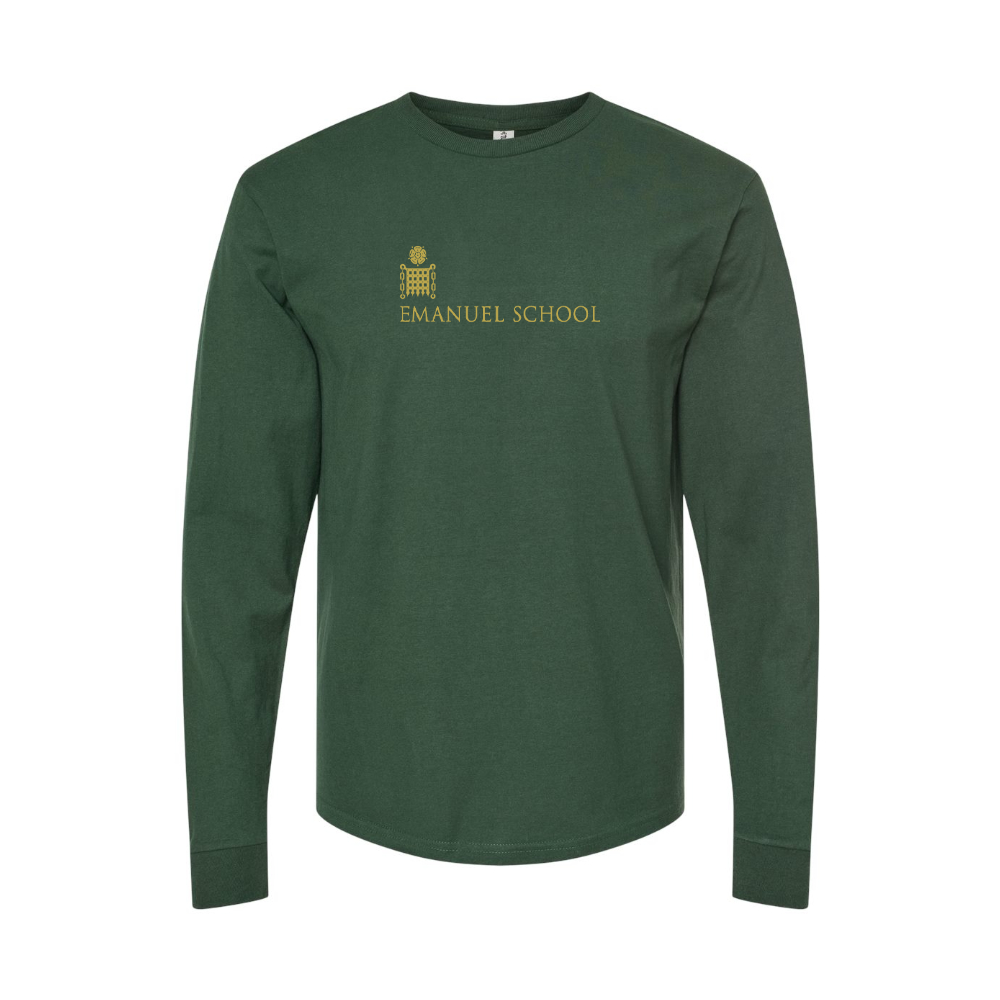 Men's Emanuel School Logo Long Sleeve T-Shirt