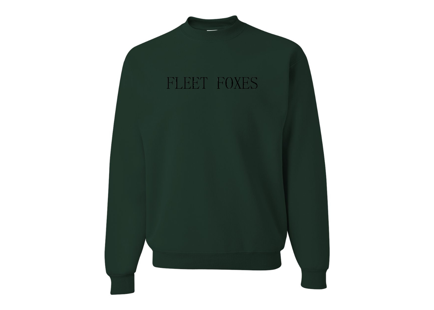 Men's Fleet Foxes Logo  JERZEES NuBlend Crewneck Sweatshirt