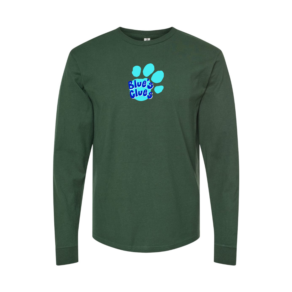 Men's Blues Clues Logo Long Sleeve T-Shirt
