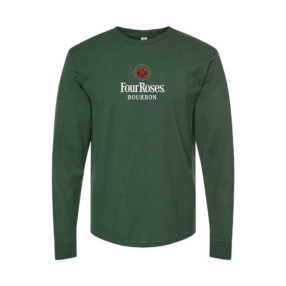 Men's Four Roses Logo Long Sleeve T-Shirt