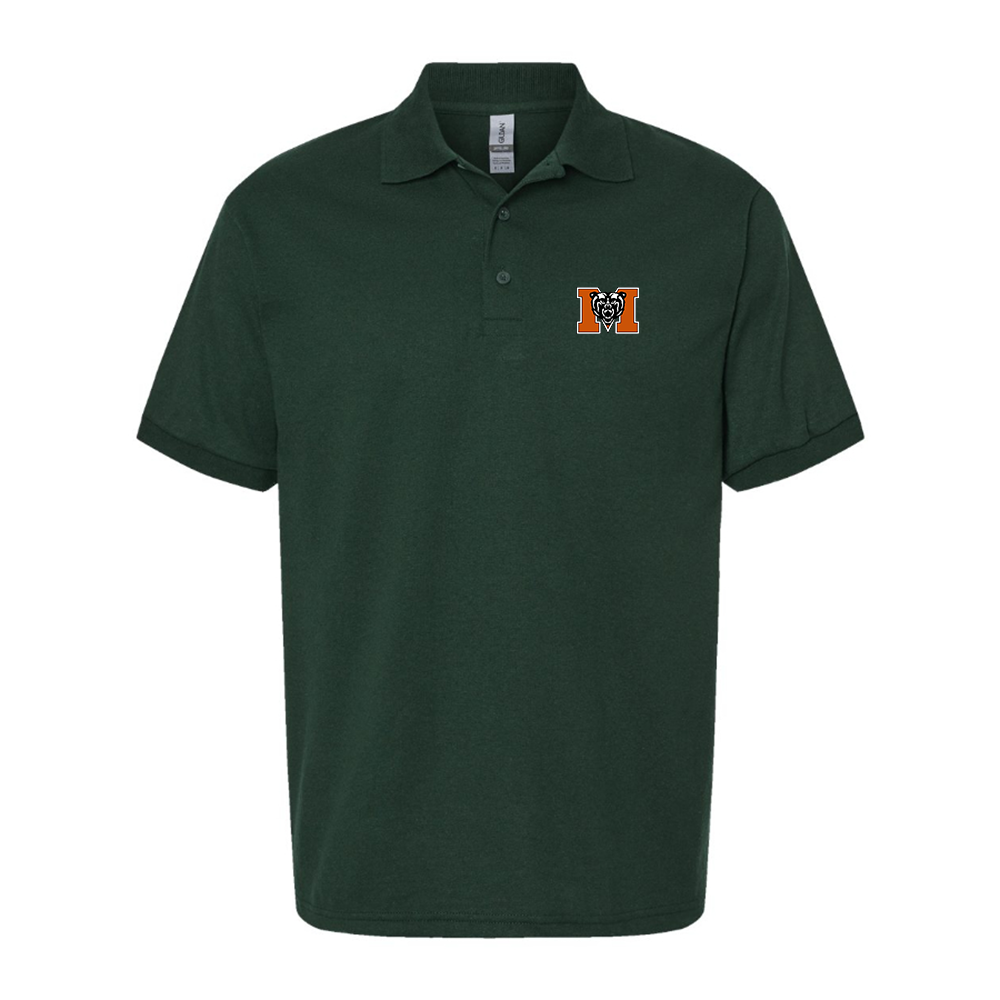 Men's Mercer Bears Logo Dry Blend Polo
