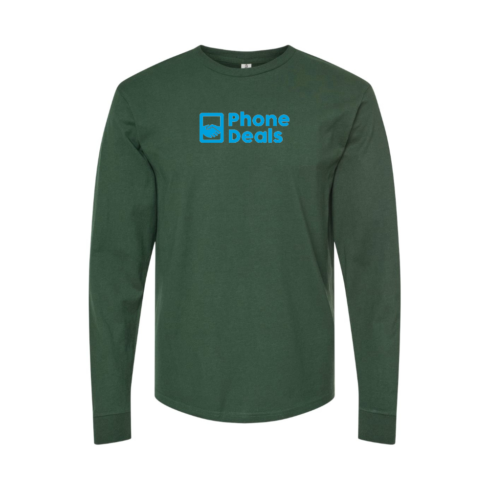 Men's MrPhoneDeals Logo Long Sleeve T-Shirt
