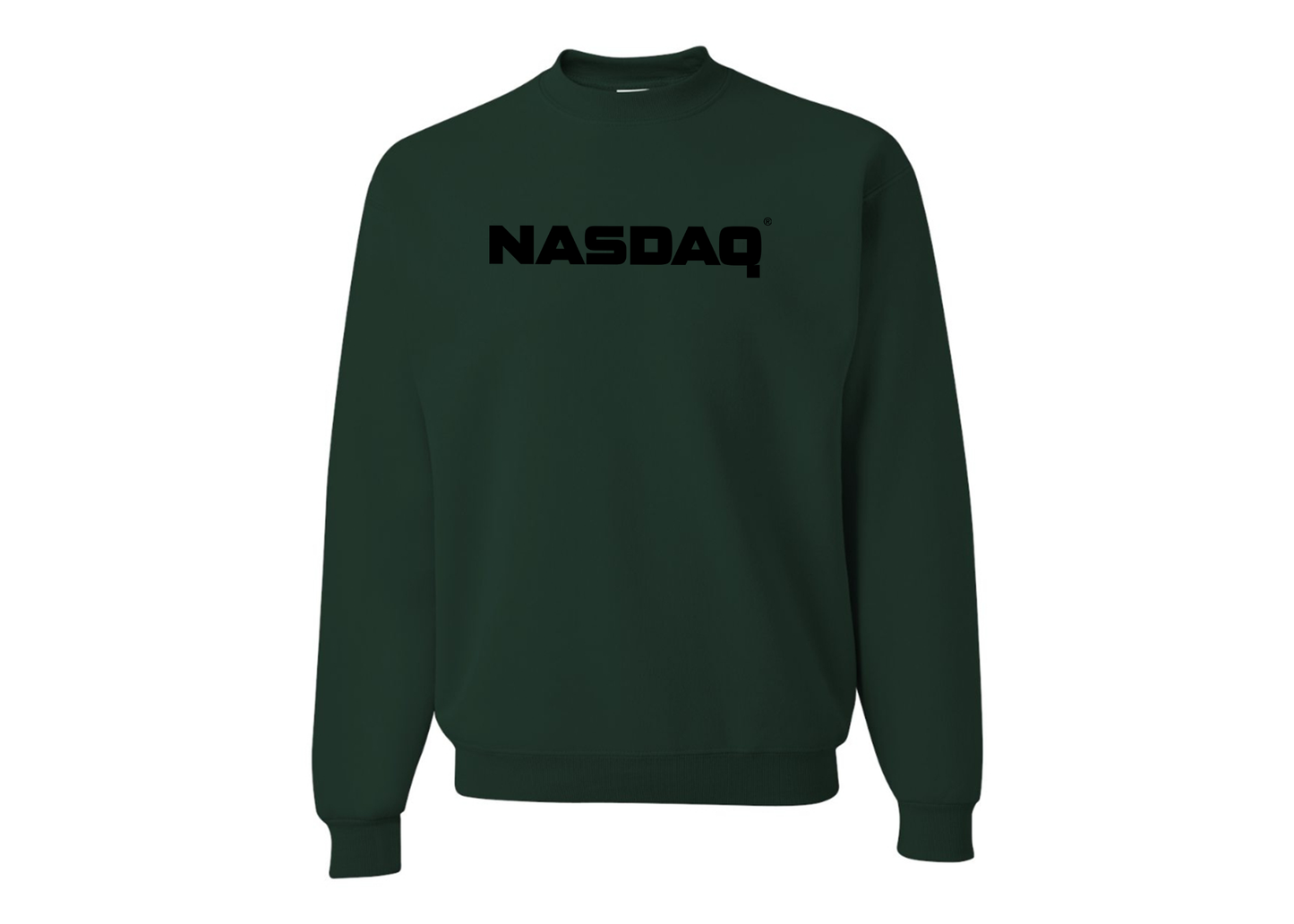 Men's Nasdaq Logo  JERZEES NuBlend Crewneck Sweatshirt