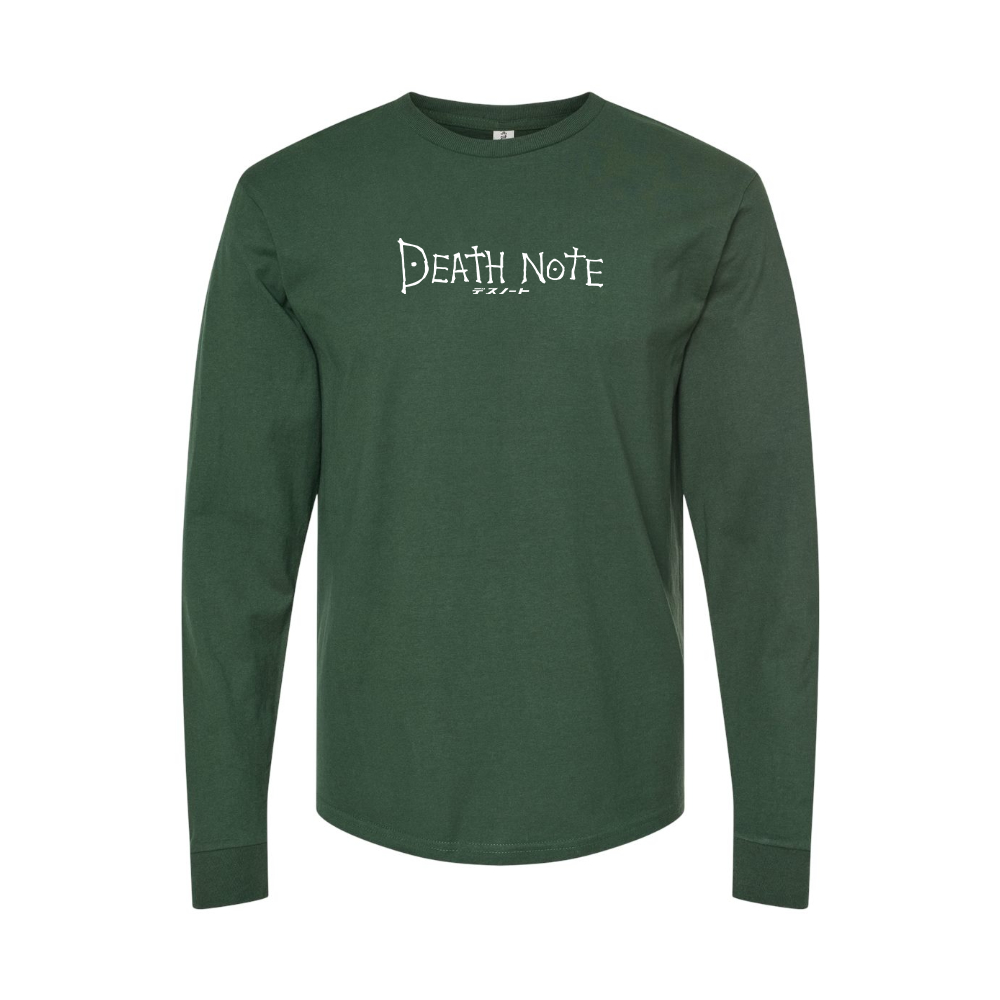 Men's Death Note Logo Long Sleeve T-Shirt