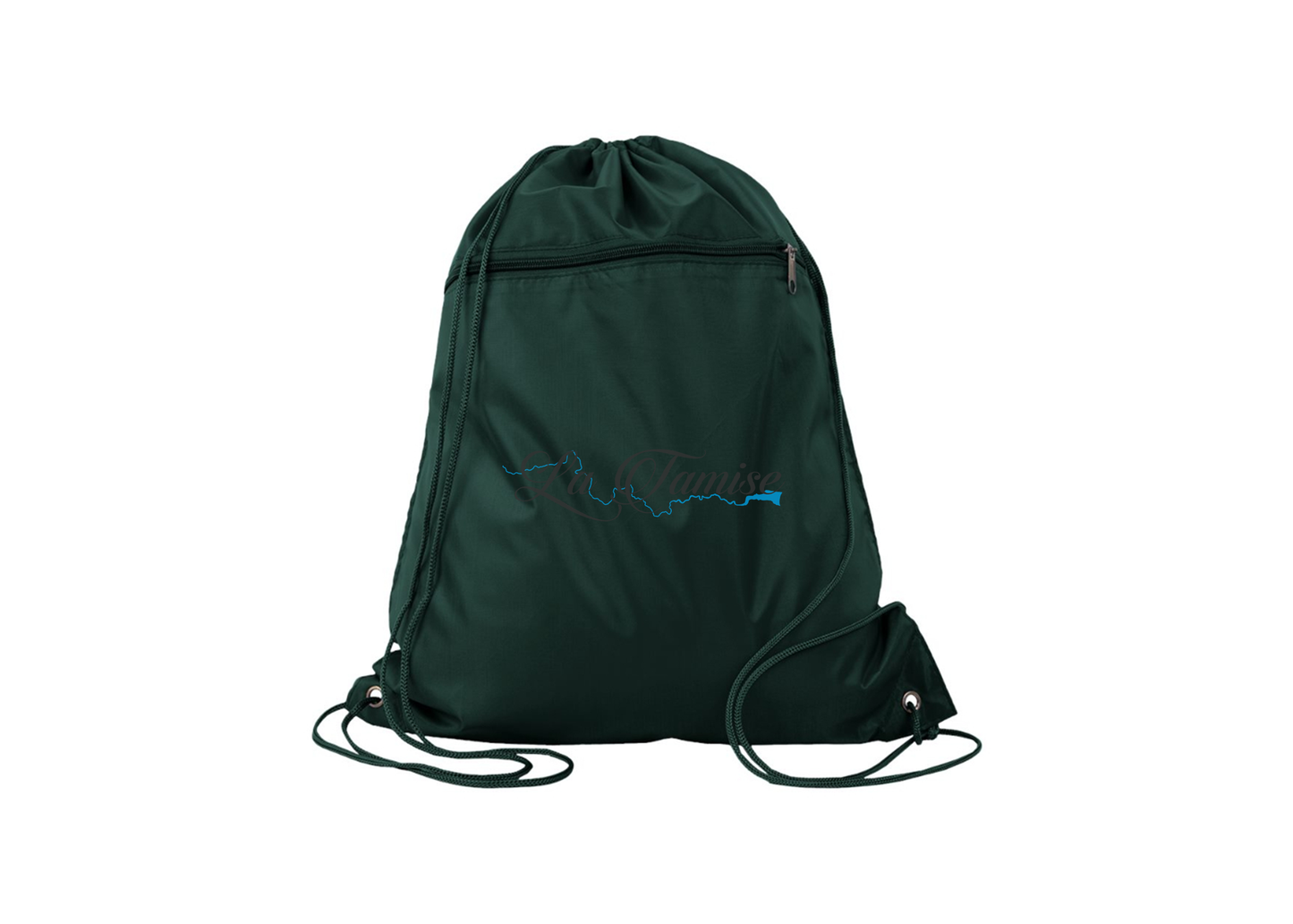 La Tamise Logo Q-Tees - Polyester Cinchpack