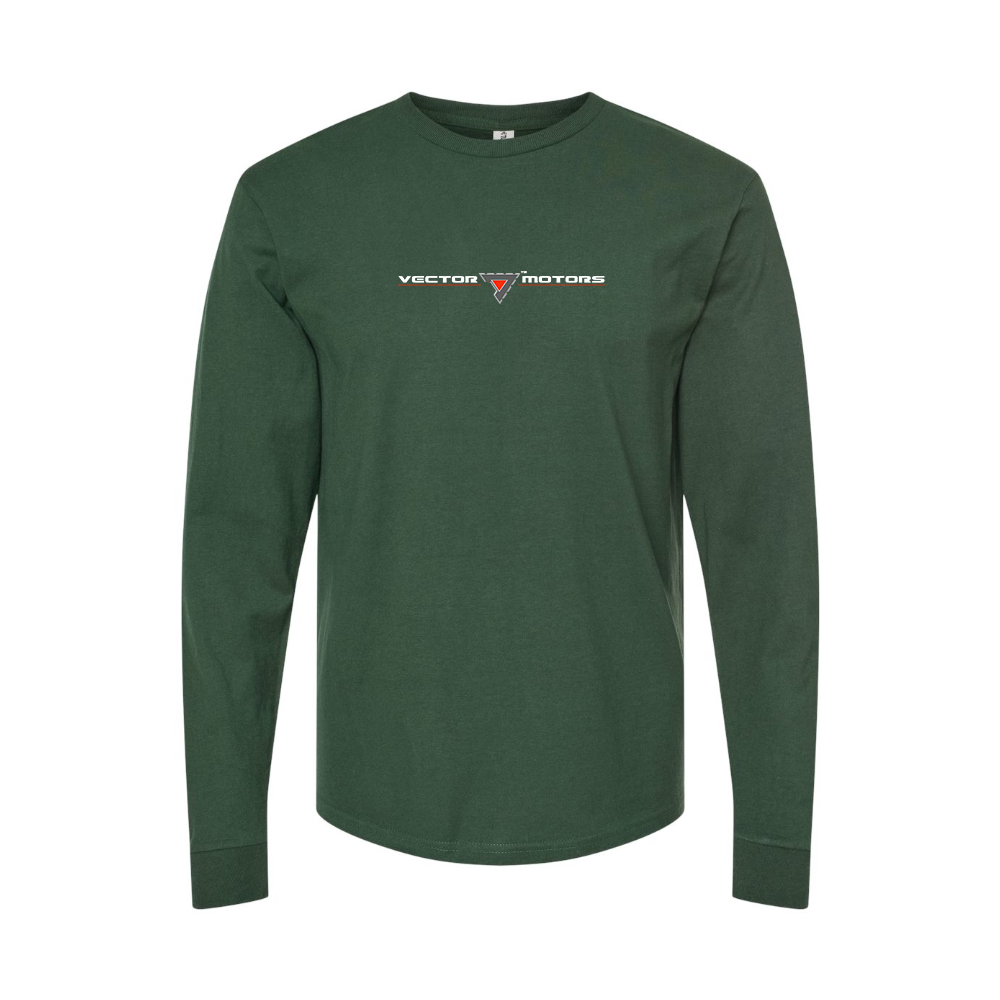 Men's Vector Motors Logo Long Sleeve T-Shirt