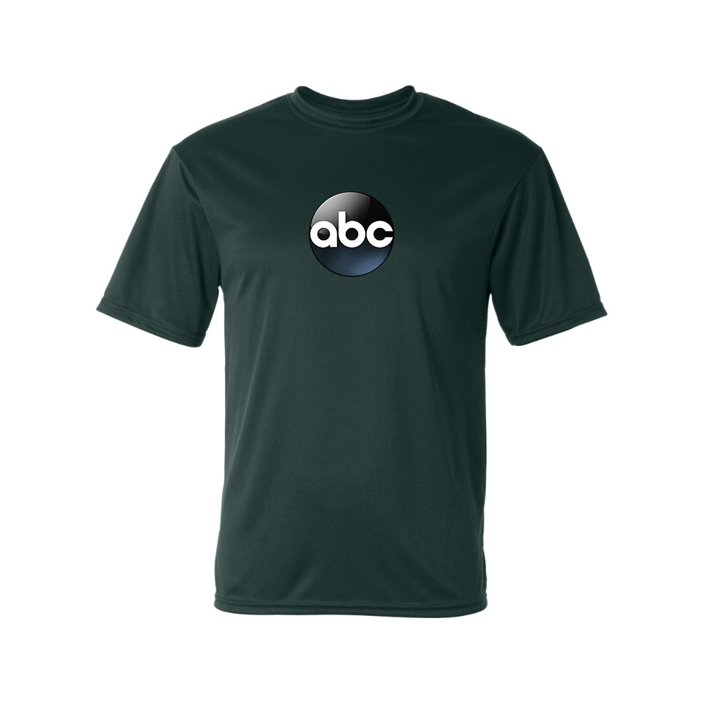Men's Abc Logo Polyester T-Shirt