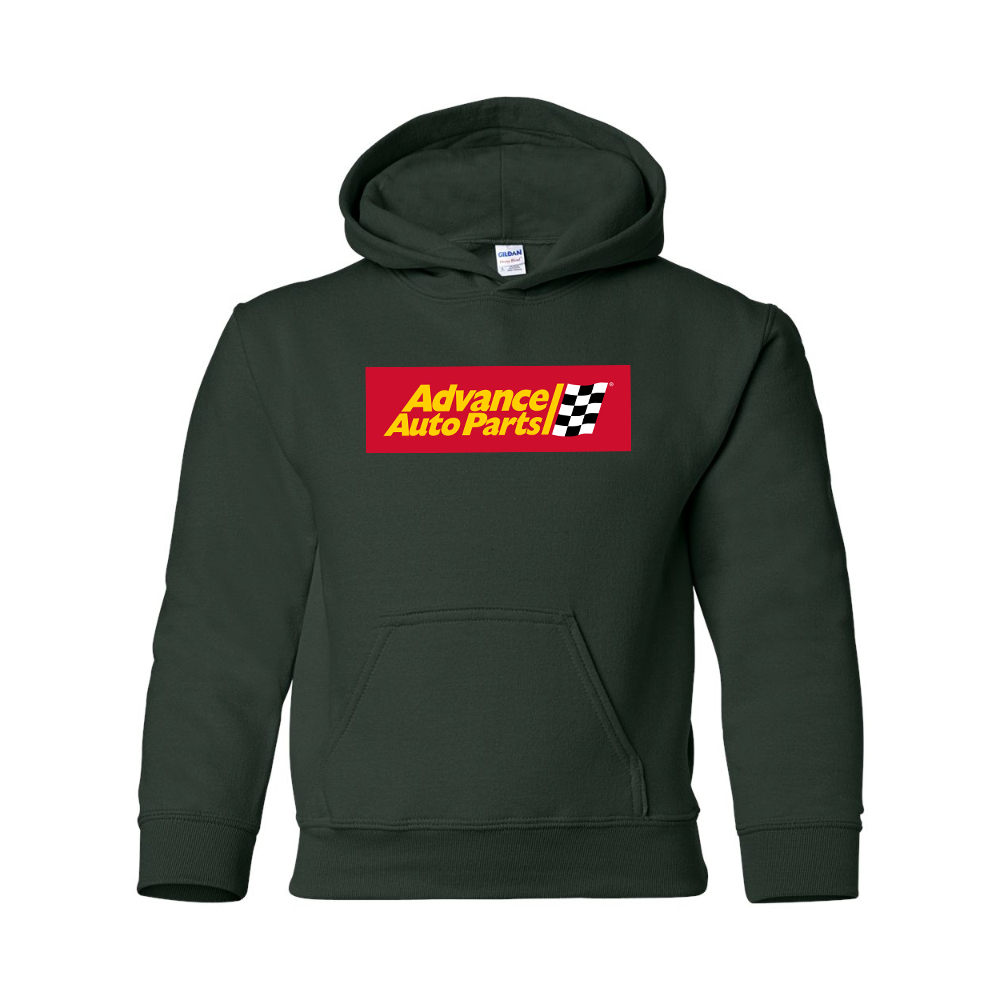 Youth Advance Auto Parts Logo Gildan Heavy Blend  Hooded Sweatshirt
