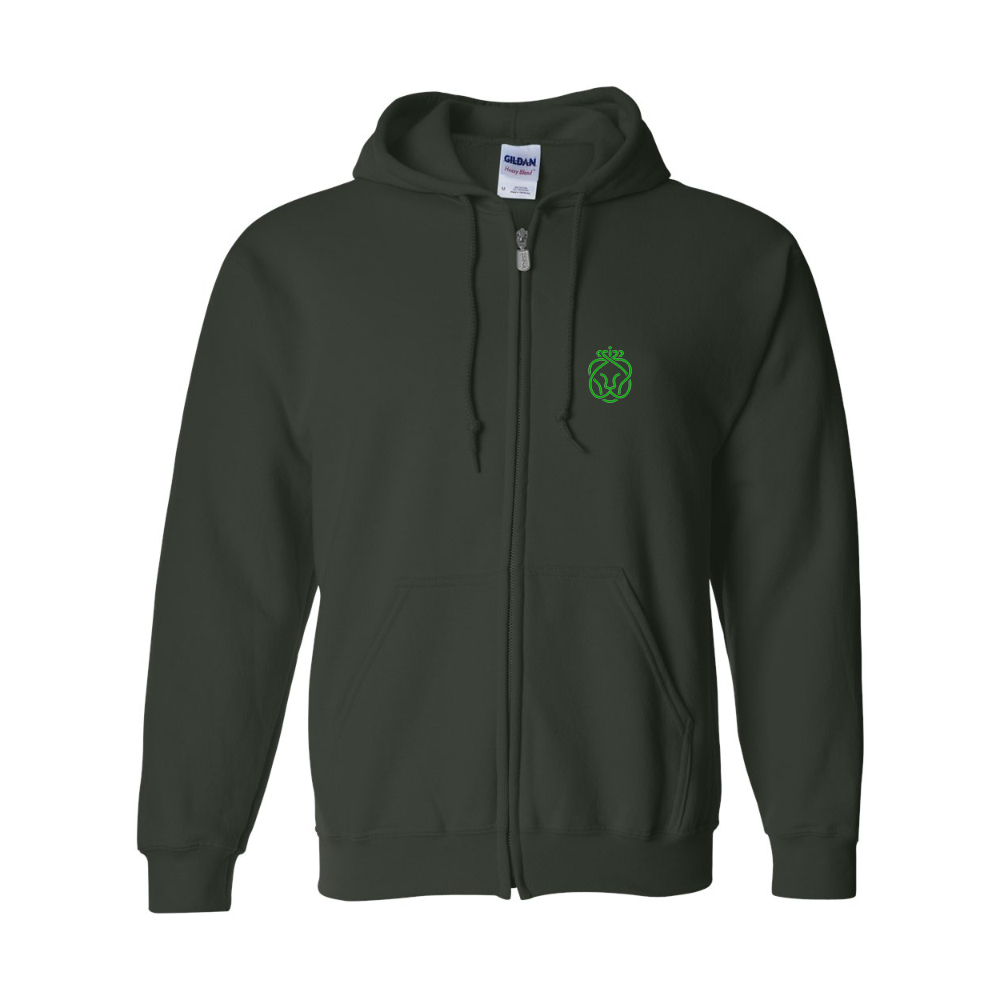 Men's Ahold Delhaize Symbol Gildan  Heavy Blend Full Zip Hooded Sweatshirt