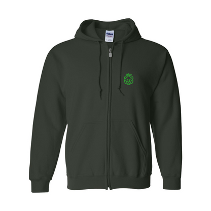 Men's Ahold Delhaize Symbol Gildan  Heavy Blend Full Zip Hooded Sweatshirt