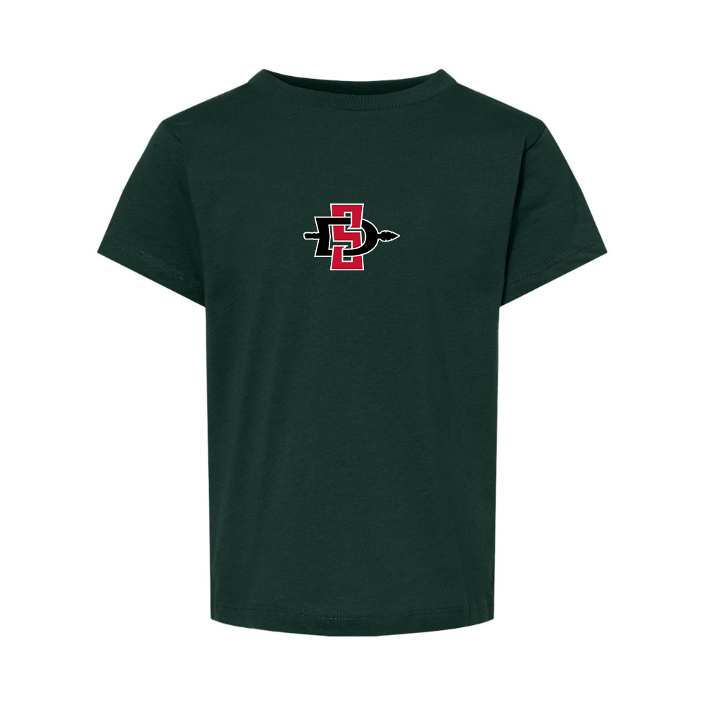 San Diego State Aztecs Logo BELLA  CANVAS Toddler Jersey Tee