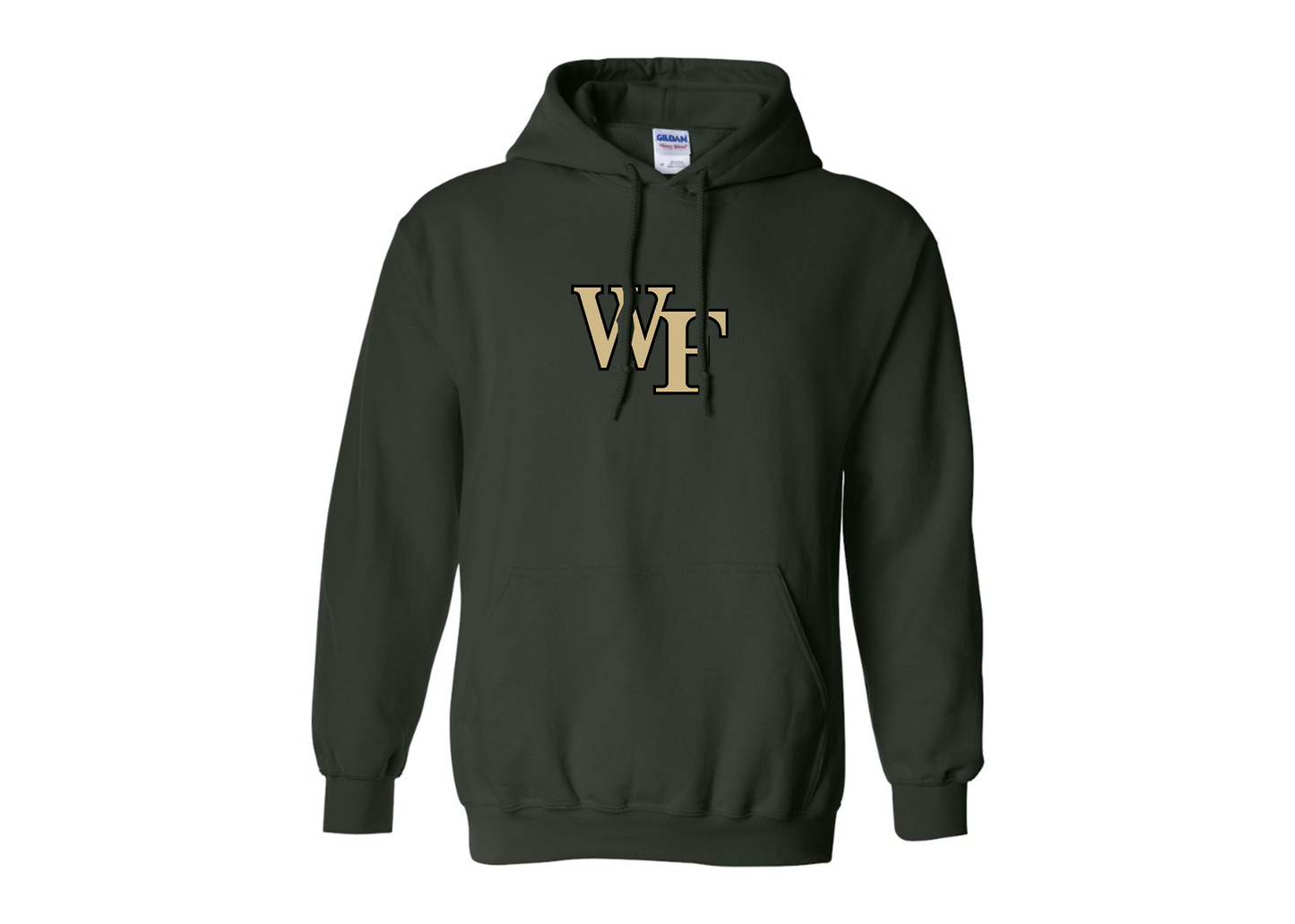 Men's Wake Forest Demon Deacons Gildan  Heavy Blend Hooded Sweatshirt