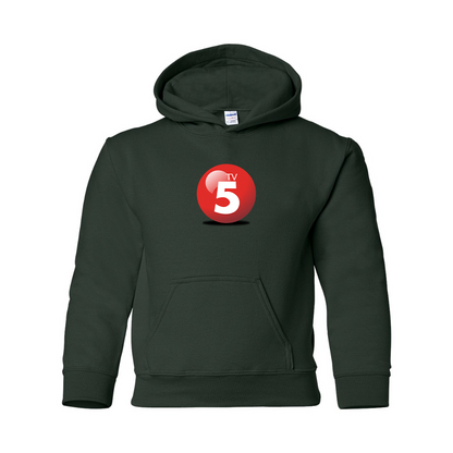 Youth ABC TV5 Logo Gildan Heavy Blend  Hooded Sweatshirt