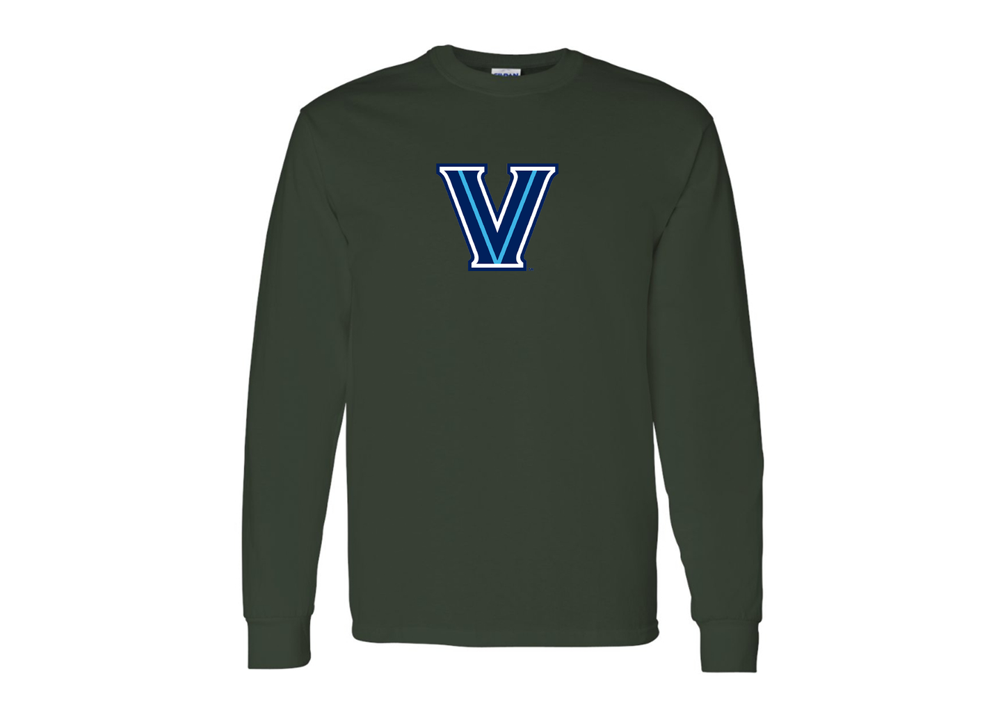 Men's Villanova Wildcats Gildan Heavy Cotton Long Sleeve T-Shirt